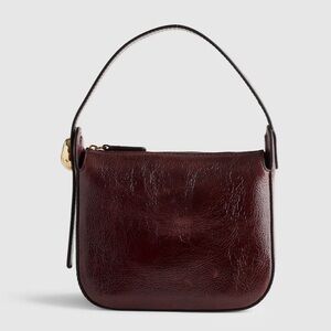 Madewell The Sculpted Metal Wristlet Bag